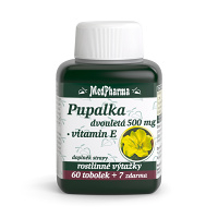 MEDPHARMA Pupalka dvouletá 500 mg + vitamín E 67 tobolek