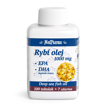 MEDPHARMA Rybí olej 1000 mg + EPA + DHA 107 tobolek