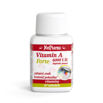 MEDPHARMA Vitamin A 6000 I.U. forte 67 tobolek