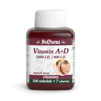 MEDPHARMA Vitamín A+D (5000 I.U./400 I.U.) 107 tobolek