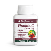 MEDPHARMA Vitamín C 1000 mg s šípky 67 tablet