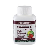 MEDPHARMA Vitamín C 1000 mg s šípky 67 tablet