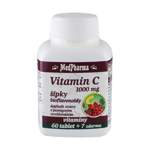 MedPharma Vitamín C 1000mg s šípky tbl.67 prod.úč. MedPharma Vitamín C 1000mg s šípky tbl.67 prod.úč.