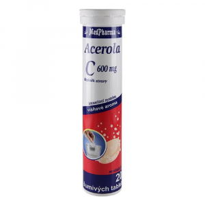 MedPharma Vitamin C 600 mg + Acerola tbl. eff. 20 MedPharma Vitamin C 600 mg + Acerola tbl. eff. 20