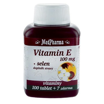 MedPharma Vitamín E 100mg+selen tbl.107