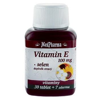 MedPharma Vitamín E 100 mg + selen tbl.37