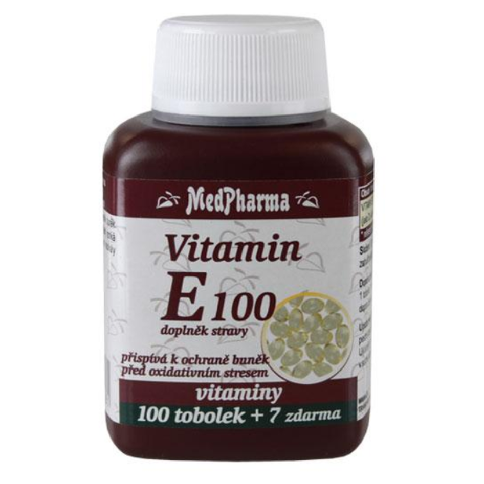 Levně MEDPHARMA Vitamin E 100 107 tobolek