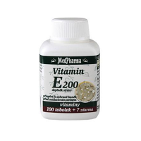 MEDPHARMA Vitamin E 200 100 tobolek + 7 ZDARMA