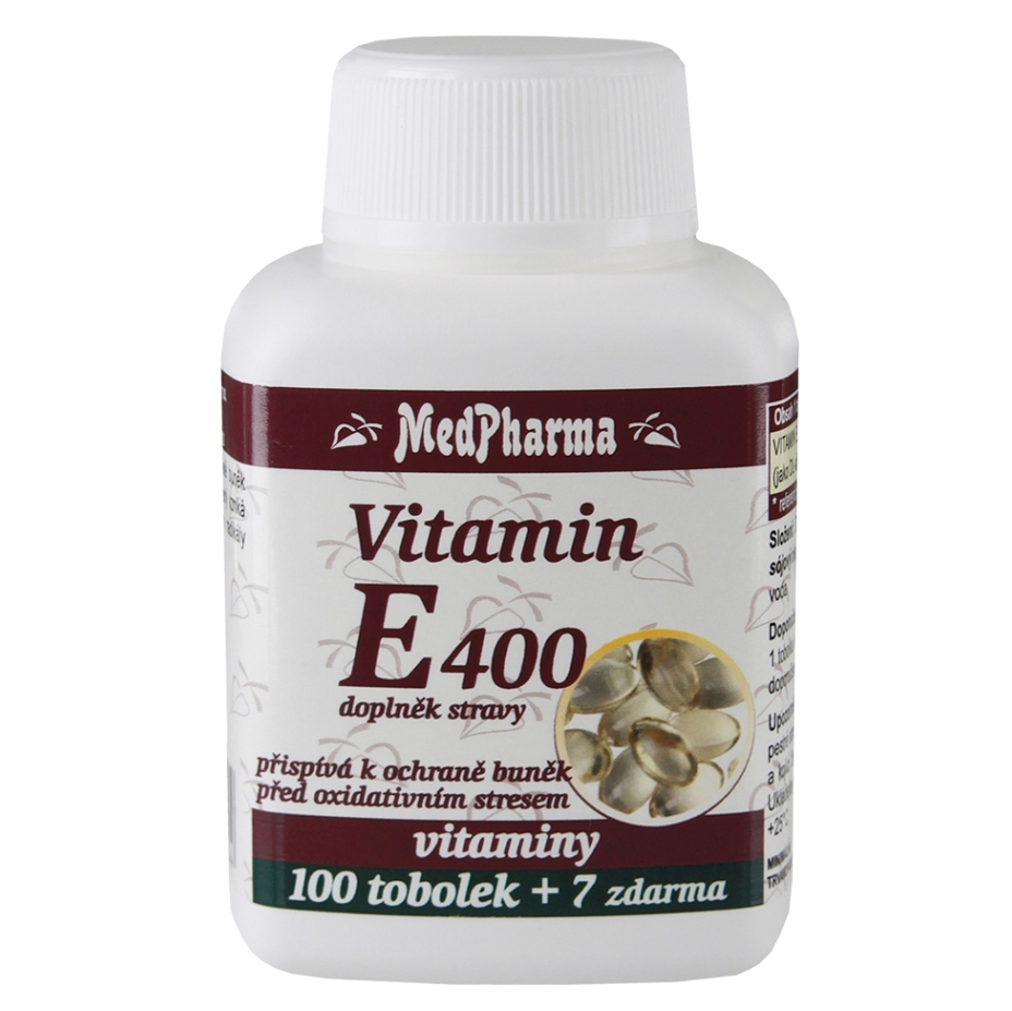 MEDPHARMA Vitamín E 400 107 tobolek