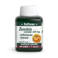 MEDPHARMA Žen-šen + echinacea + leuzea 67 kapslí