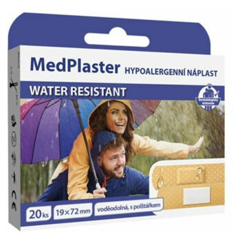MEDPLASTER Water resistant - vodotěsná náplast