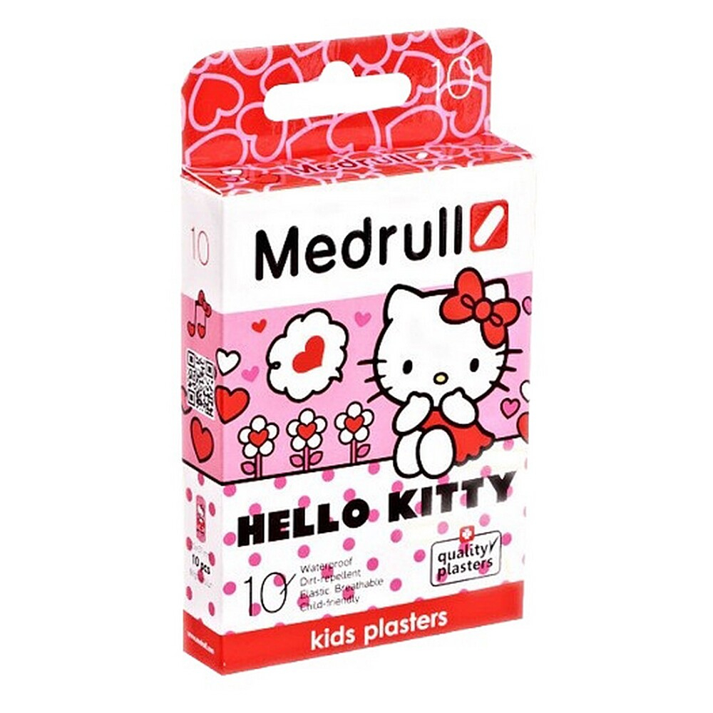 MEDRULL Náplast dětská hello kitty 10 kusů