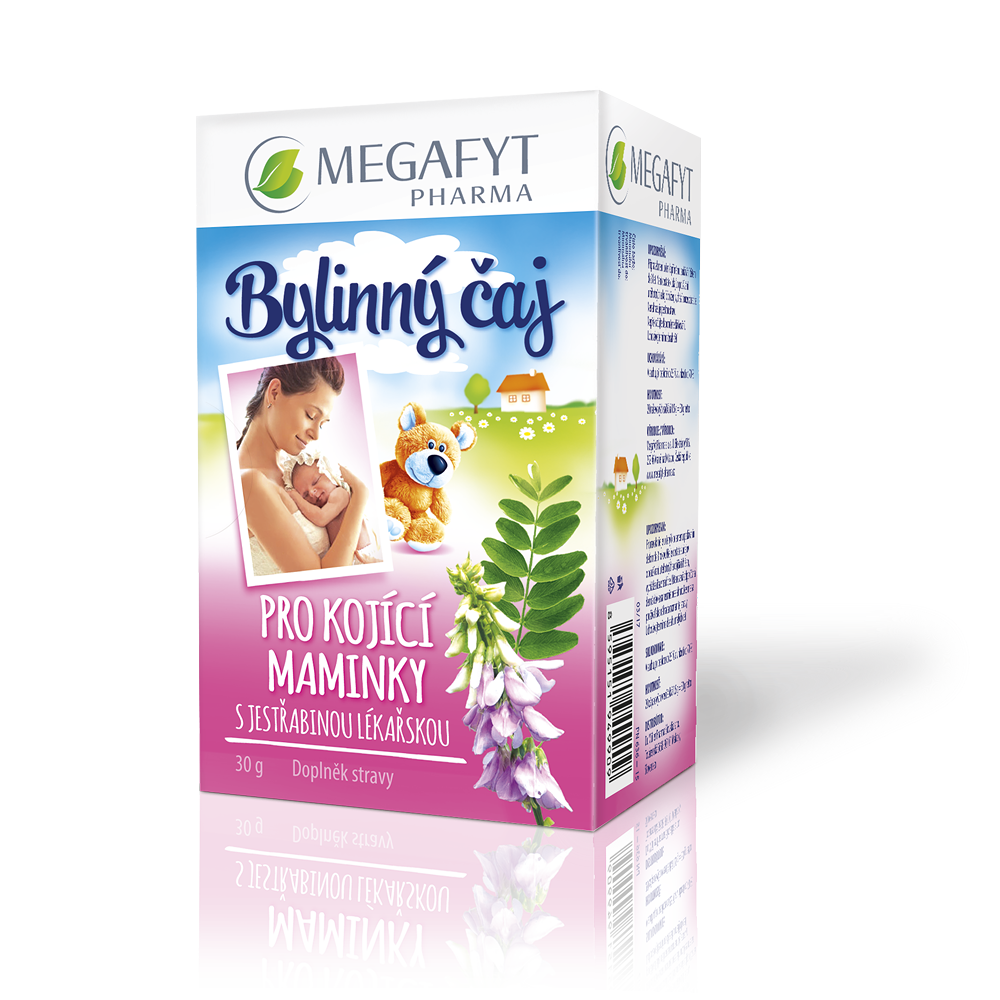 Levně Megafyt Bylinný čaj pro kojící matky s jestřabinou lék. 20 x 1.5 g