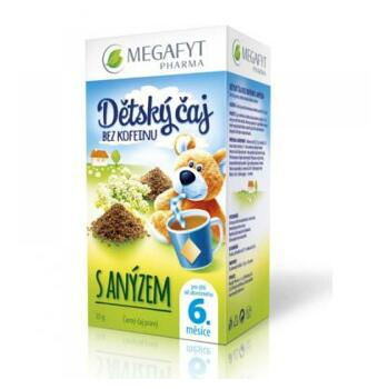 MEGAFYT Dětský čaj bez kofeinu s anýzem 20x1,75 g
