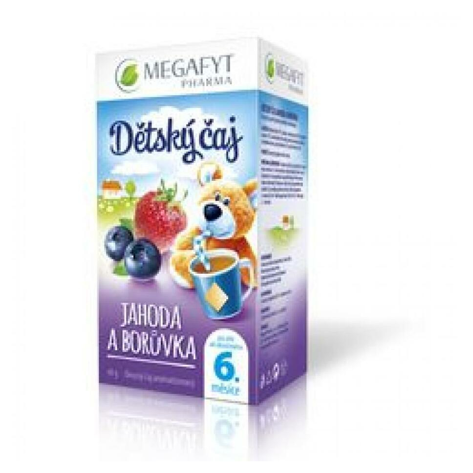 E-shop MEGAFYT Dětský čaj jahoda a borůvka 20 x 2 g