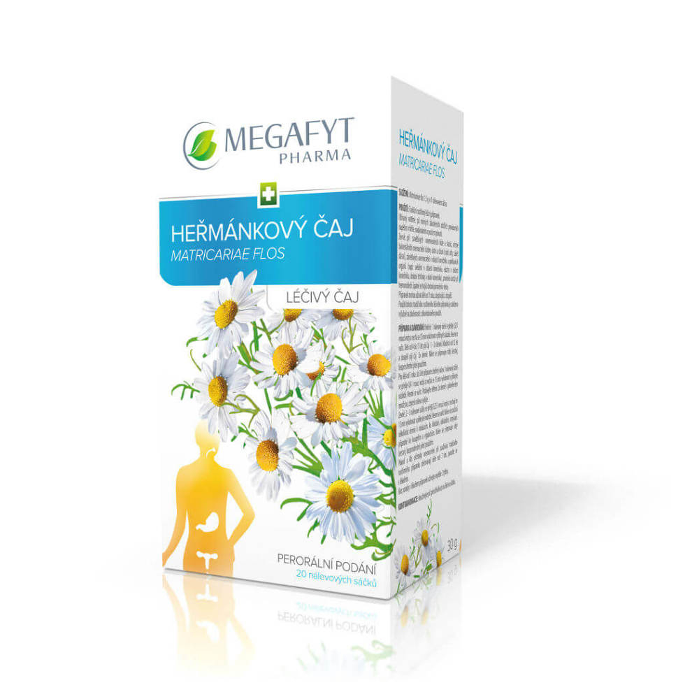 E-shop MEGAFYT Heřmánkový čaj porcovaný 20 sáčků