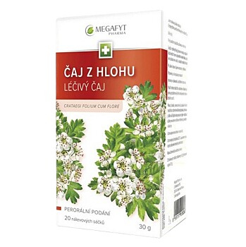 MEGAFYT Léčivý čaj z hlohu 1,5 g  20 sáčků (Na vysoký krevní tlak)