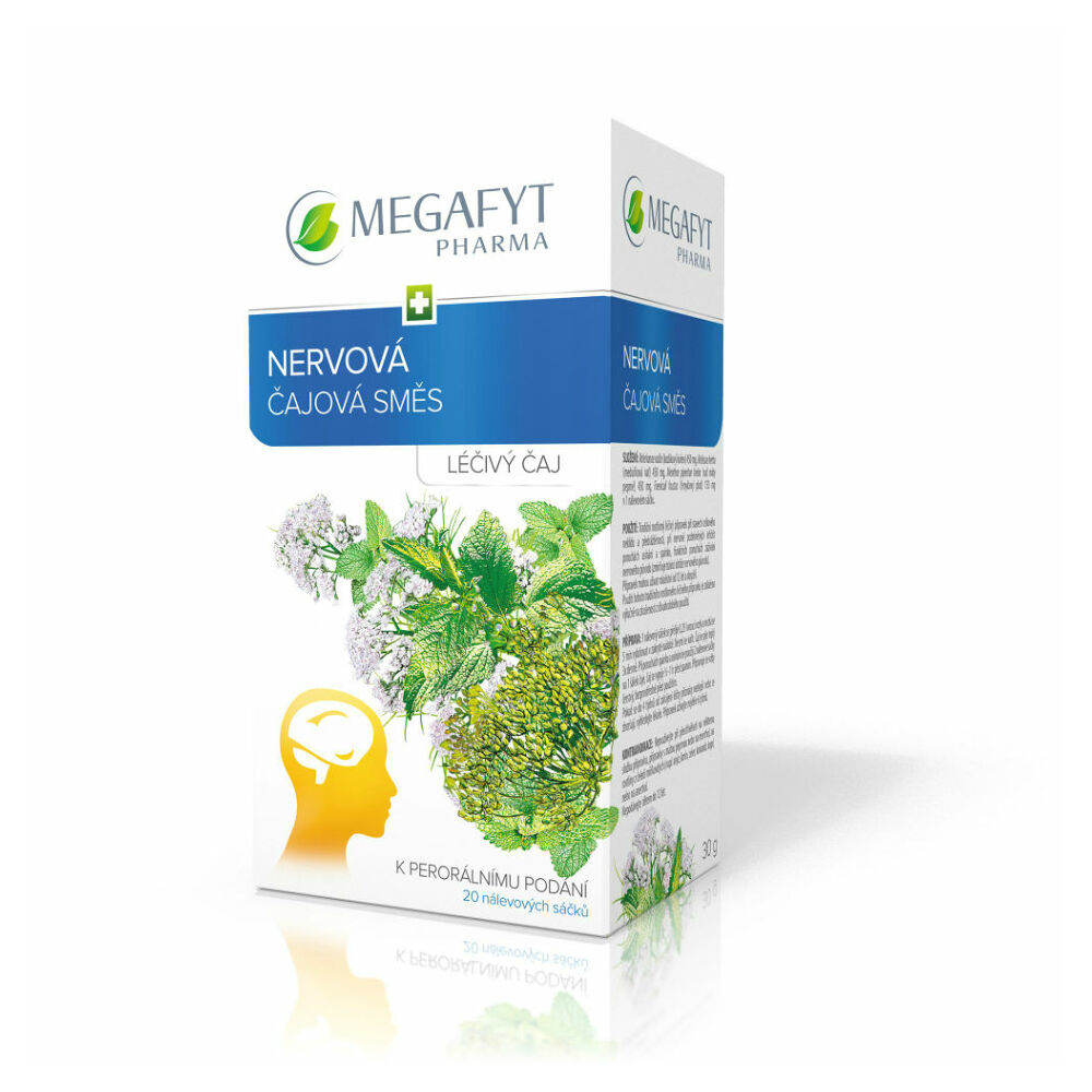 E-shop MEGAFYT Nervová čajová směs Léčivý čaj 20 sáčků