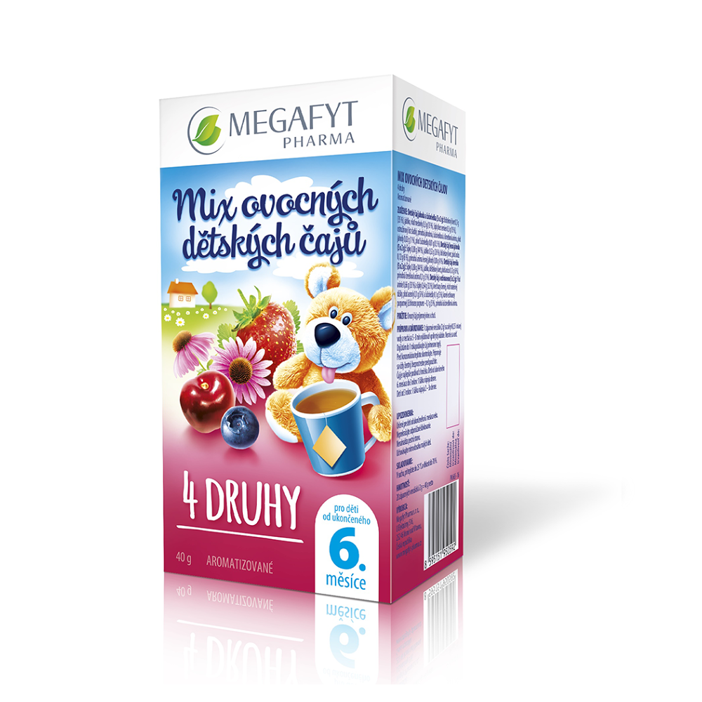 E-shop MEGAFYT PHARMA Mix ovocných dětských čajů 20x2 g