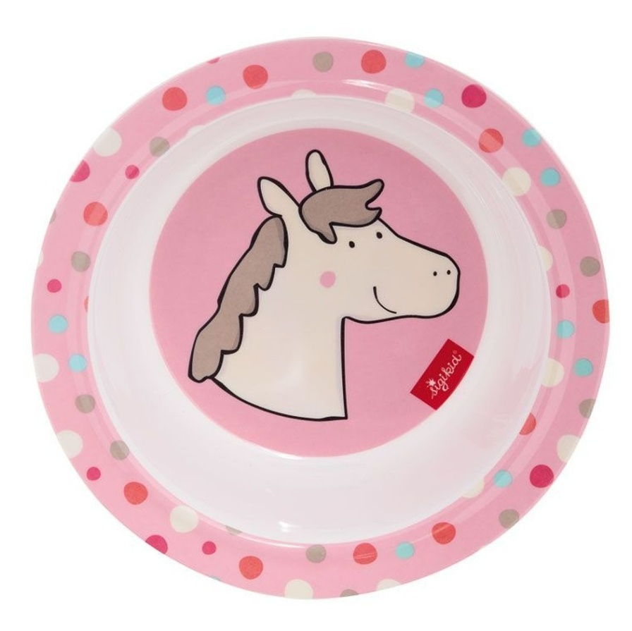 E-shop Melamin baby mistička Hoppe Dot kůň 15,5 cm