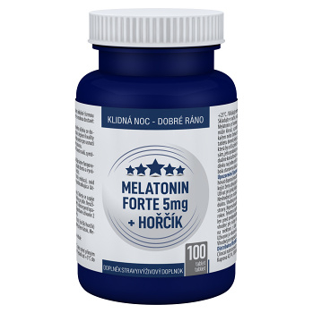 CLINICAL Melatonin Forte 5mg + Hořčík 100 tablet