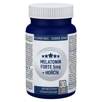 CLINICAL Melatonin Forte 5 mg + Hořčík 30 tablet