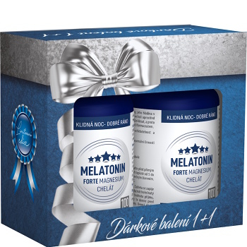CLINICAL Melatonin forte magnesium chelát 200 tablet DÁRKOVÉ balení (Na spánek) - Vícesložkové