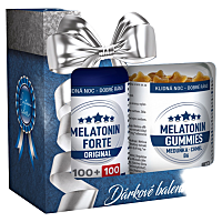 CLINICAL Melatonin Forte 200 tablet+Gummies 60 pektinových bonbónů