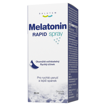 SALUTEM Melatonin rapid spray 30 ml (Na spánek) - Vícesložkové