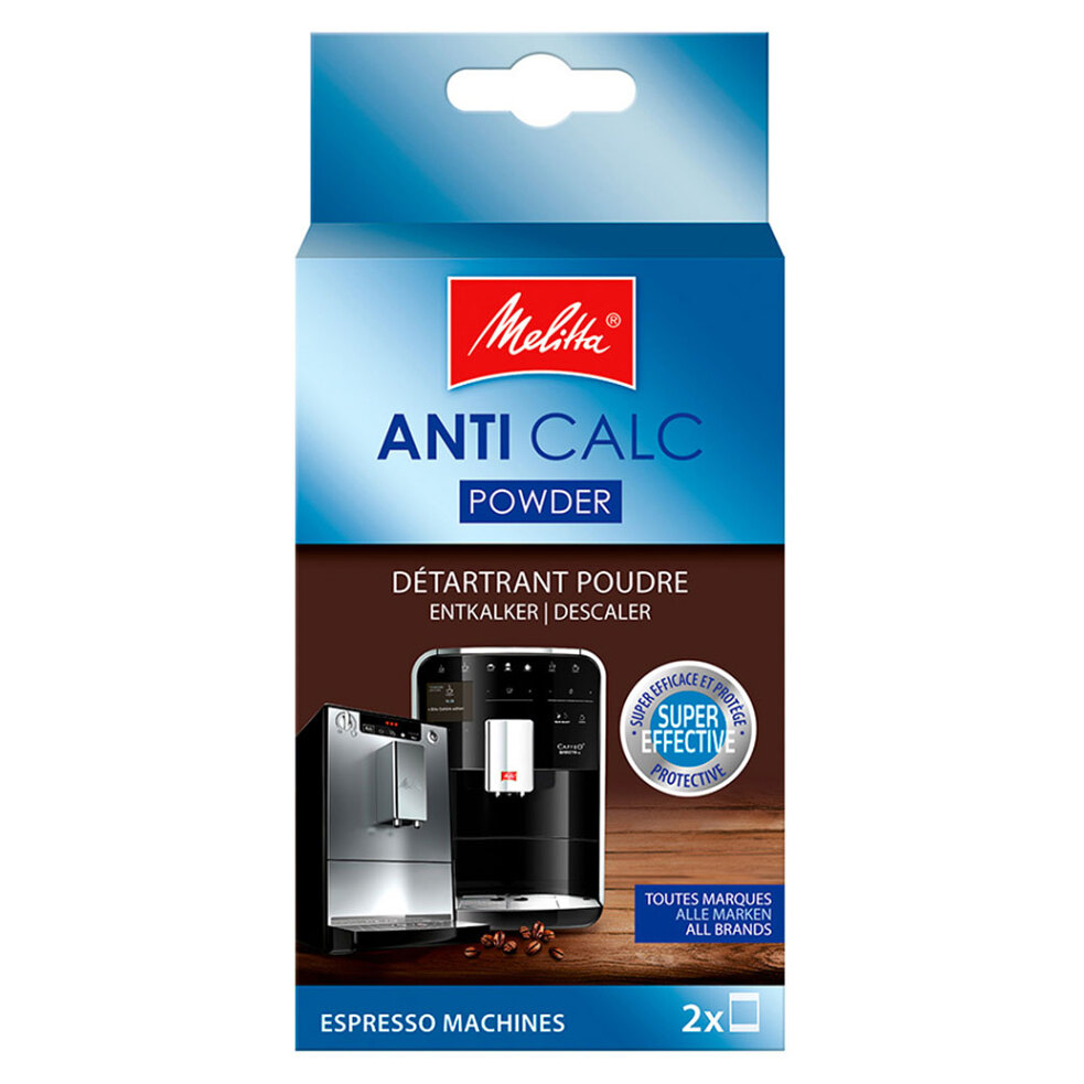 E-shop MELITTA Anti Calc Práškový odvápňovač pro plnoautomatické kávovary 2x40g