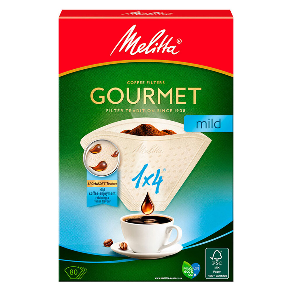 E-shop MELITTA Kávové filtry Gourmet Mild 1x4/80ks
