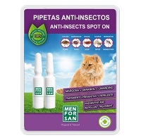 MENFORSAN Antiparazitní pipety pro kočky 2 kusy