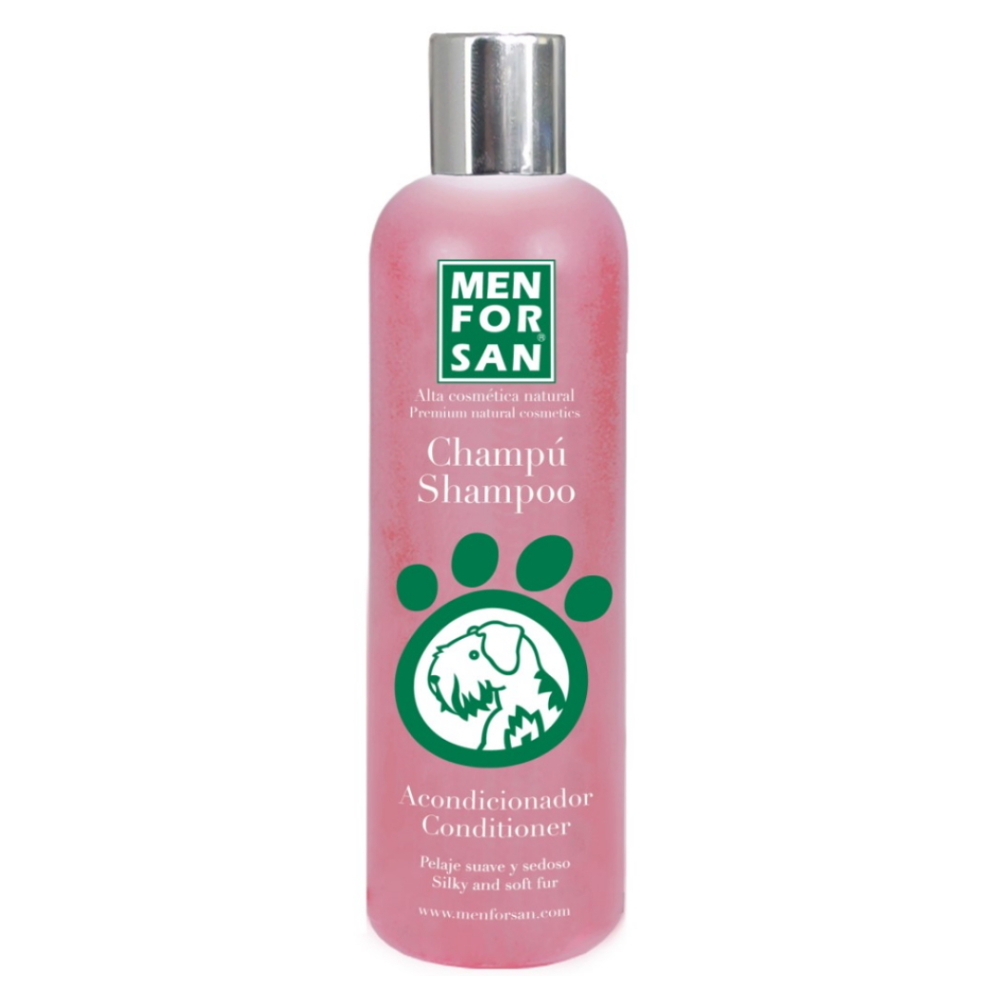 Levně MENFORSAN Ošetřující šampon s kondicionérem proti zacuchávání srsti 300 ml