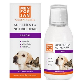 MENFORSAN Seniors - Pro seniory - Tekutý doplněk stravy pro psy a kočky 120 ml
