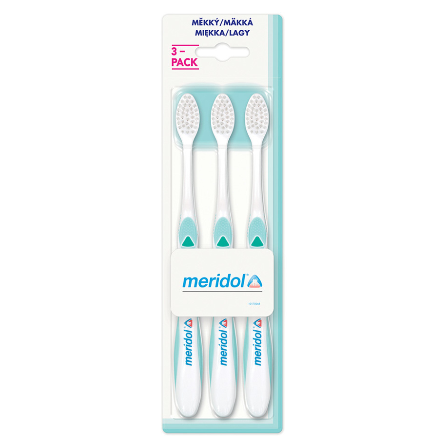 E-shop MERIDOL Zubní kartáček měkký 3 ks