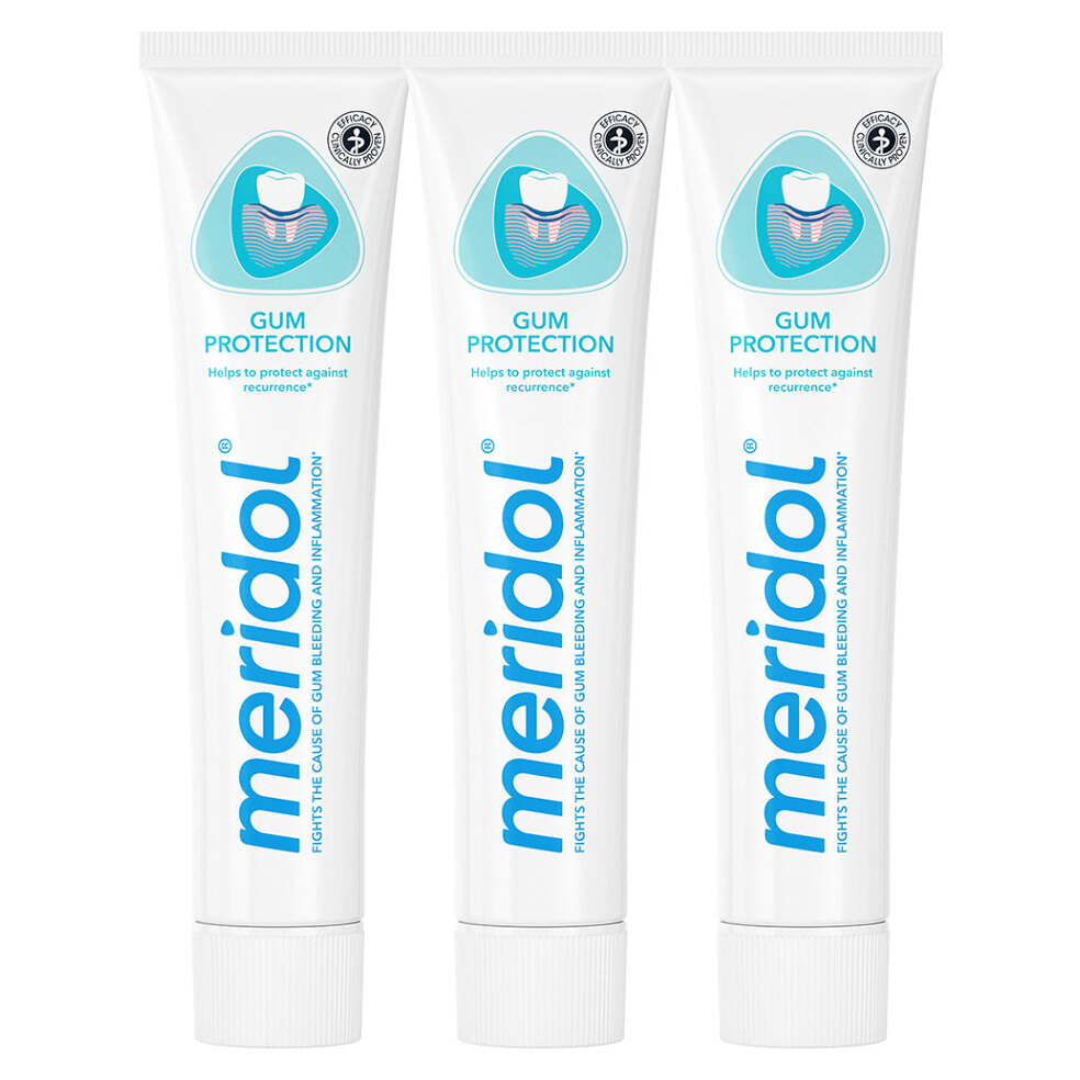 Levně MERIDOL Gum protection Zubní pasta pro ochranu dásní 3 x 75ml
