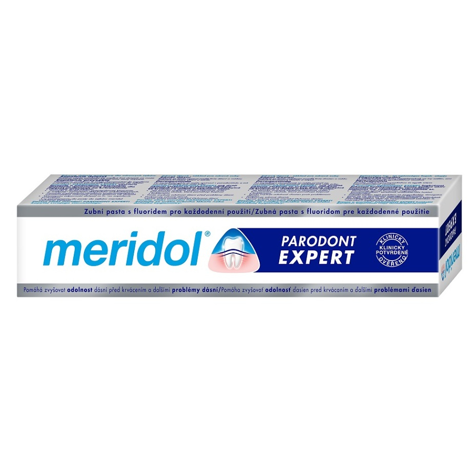 Fotografie MERIDOL Parodont Expert Zubní pasta s fluoridem 75 ml Meridol