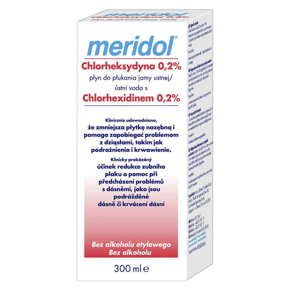 E-shop MERIDOL Chlorhexidine 0,2 % Ústní voda 300 ml