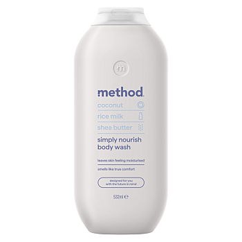 METHOD Sprchový gel Simply Nourish 532 ml (Přírodní přípravky na sprchování a mytí)