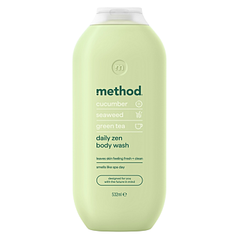 METHOD Sprchový gel Daily Zen 532 ml (Přírodní přípravky na sprchování a mytí)