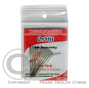 Mezizubní kartáček ORHIT 10 ks  OH 19-D 0,5/2,0 - 4,0mm/bez koncovky