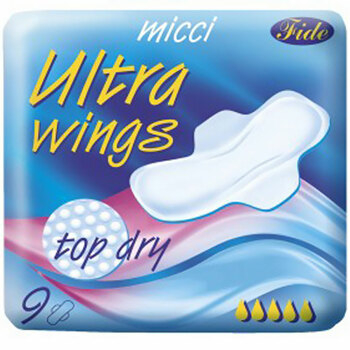 MICCI Ultra s křidélky top dry 9 kusů