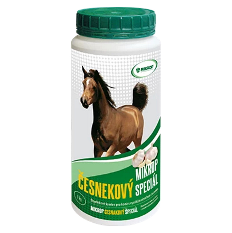 Levně MIKROP Česnekový speciál pro koně 1 kg