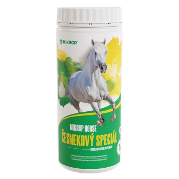 MIKROP Česnekový speciál pro koně 1 kg (Veterinární doplňky stravy pro koně)