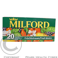 MILFORD Family ovoc.čaj Jahoda/malina 20x2.25g n.s