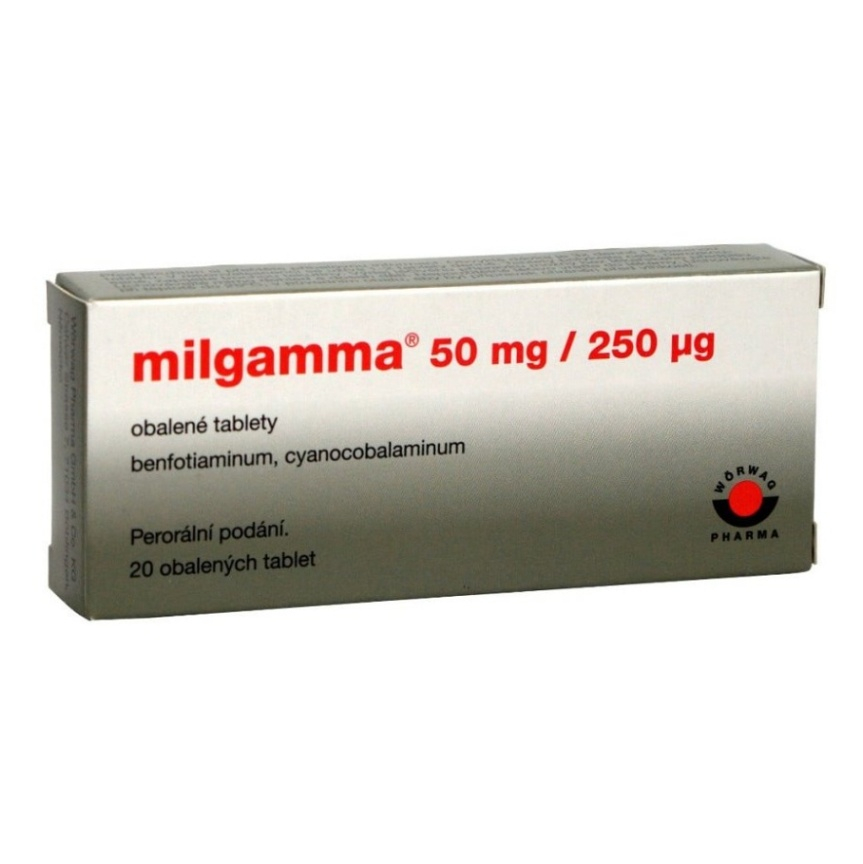 E-shop MILGAMMA 20 obalených tablet