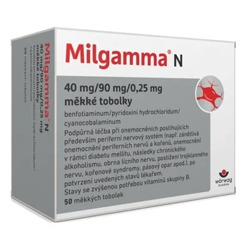 MILGAMMA N 50 měkkých tobolek (Léky s obsahem vitamínů a minerálů)