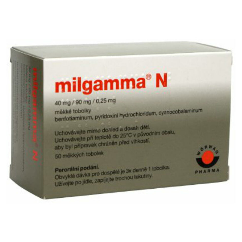 E-shop MILGAMMA N 50 měkkých tobolek