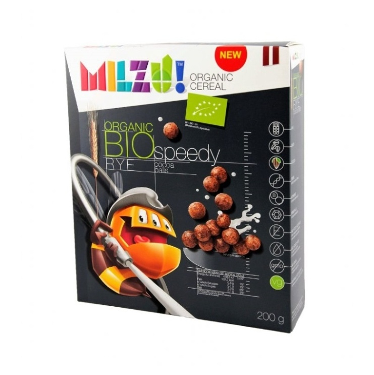 E-shop MILZU! Cereální kuličky s kakaem BIO 200 g