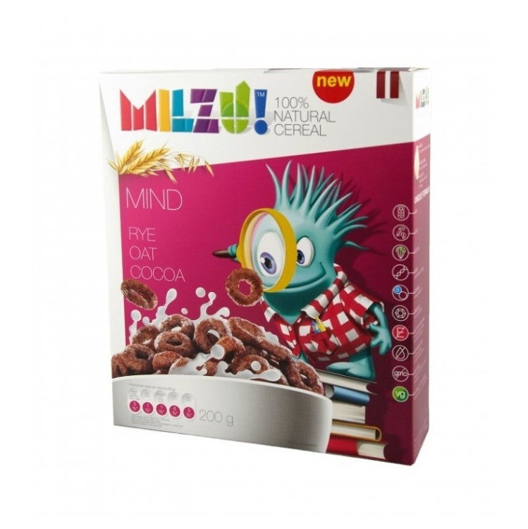 E-shop MILZU! Cereální kroužky s kakaem 200 g